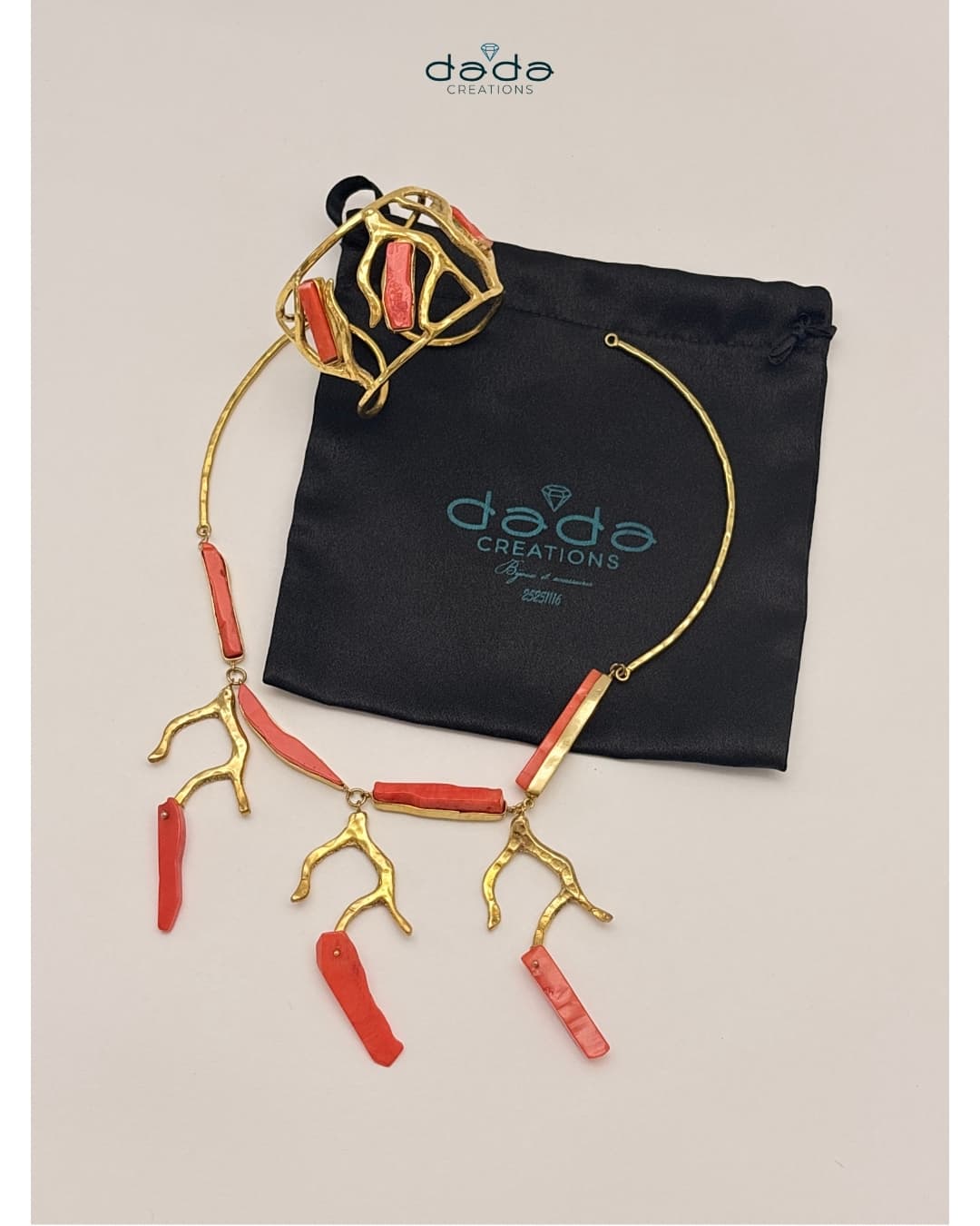 Collier Branches de corail